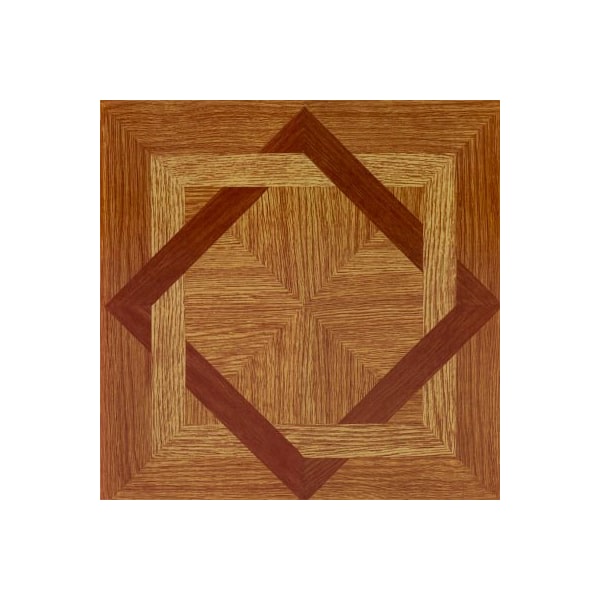 Achim Importing Achim Tivoli Self Adhesive Vinyl Floor Tile 12in x 12in, Wood Diamond, 45 Pack FTVWD22445 - main